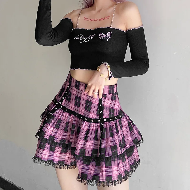 Women's Plaid Skirt - Image 2