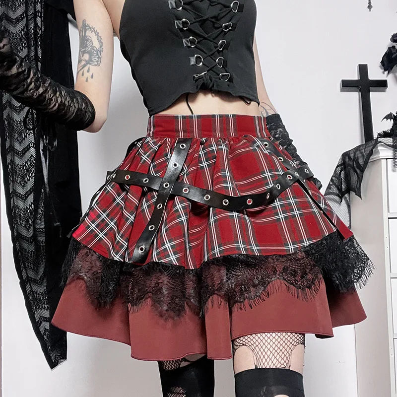 Women's Plaid Skirt - Image 2