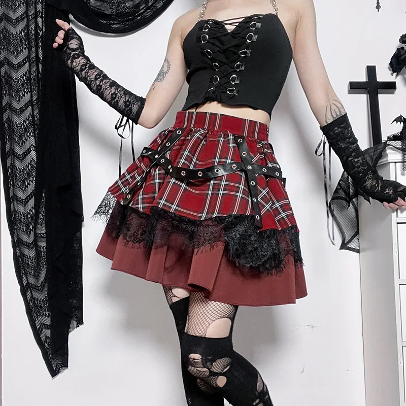 Women's Plaid Skirt - Image 3