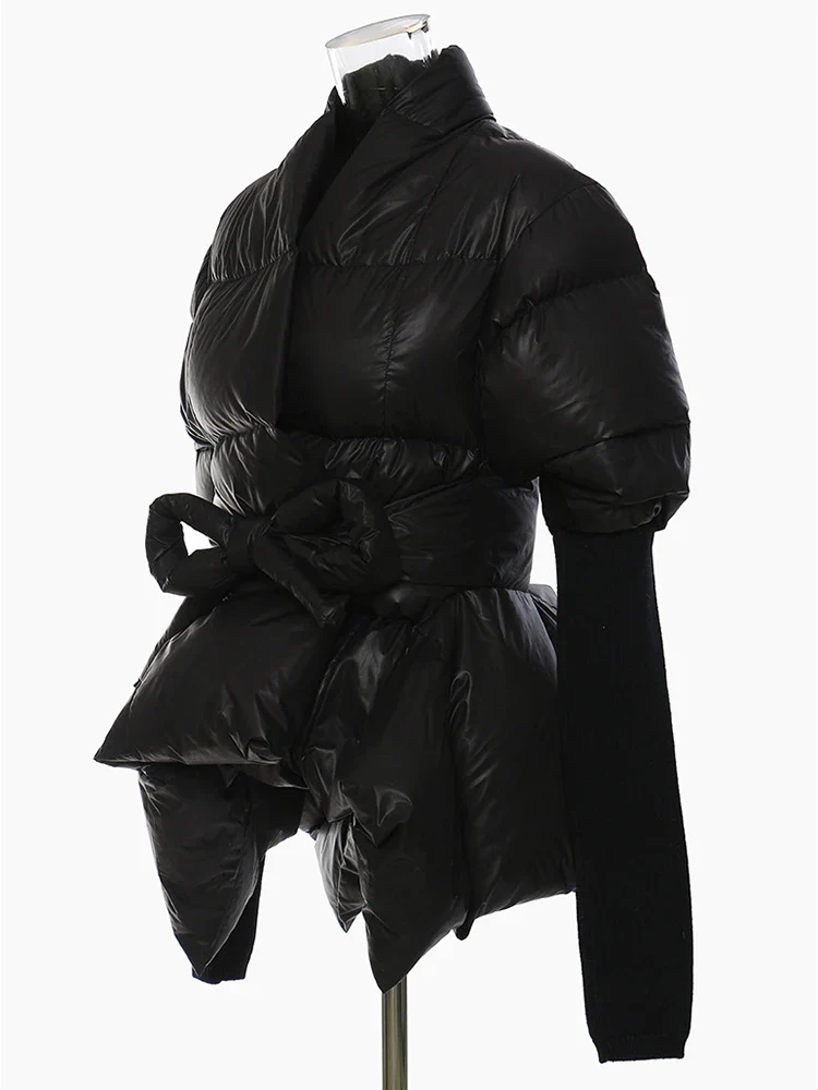 Women's Puffer Jacket Black - Image 2