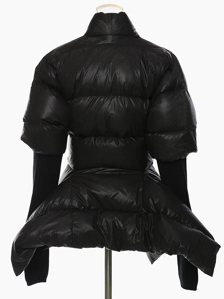 Women's Puffer Jacket Black - Image 3