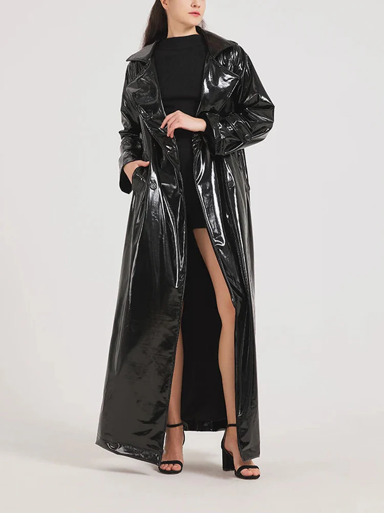 Women's Shiny Reflective Coat - Image 4