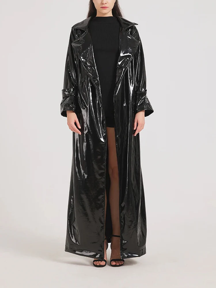 Women's Shiny Reflective Coat - Image 5