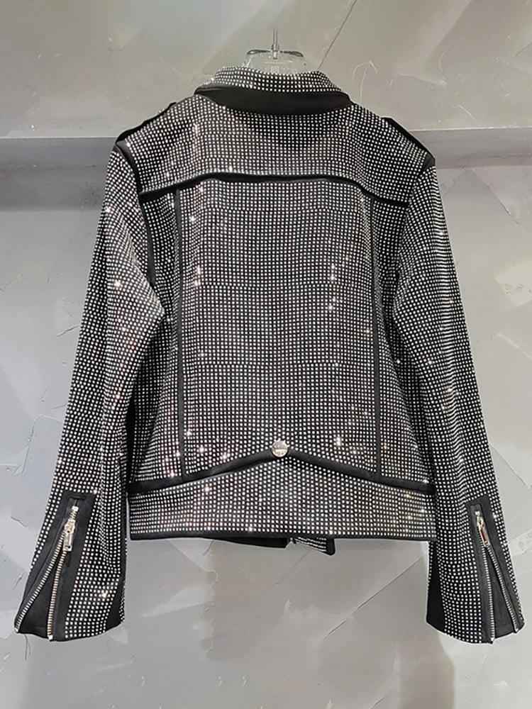 Women's Shiny Rhinestone Jacket - Image 3