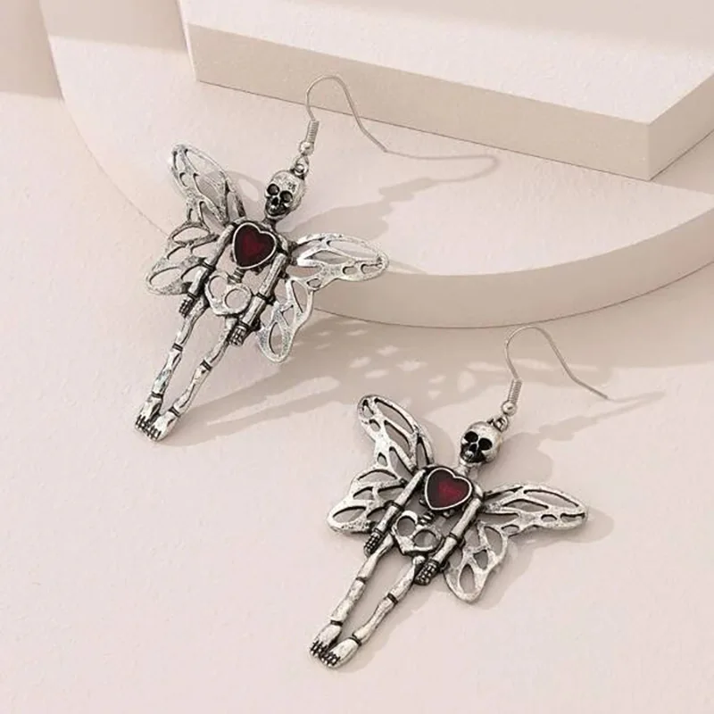 Women's Skeleton Earrings - Image 2