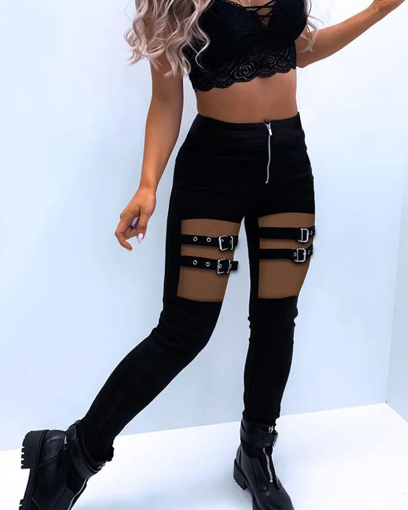 Women's Skinny Trousers - Image 2