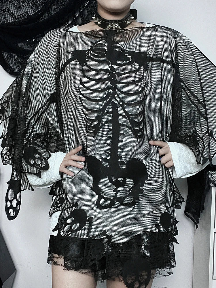 Women's Skull Cape - Image 2