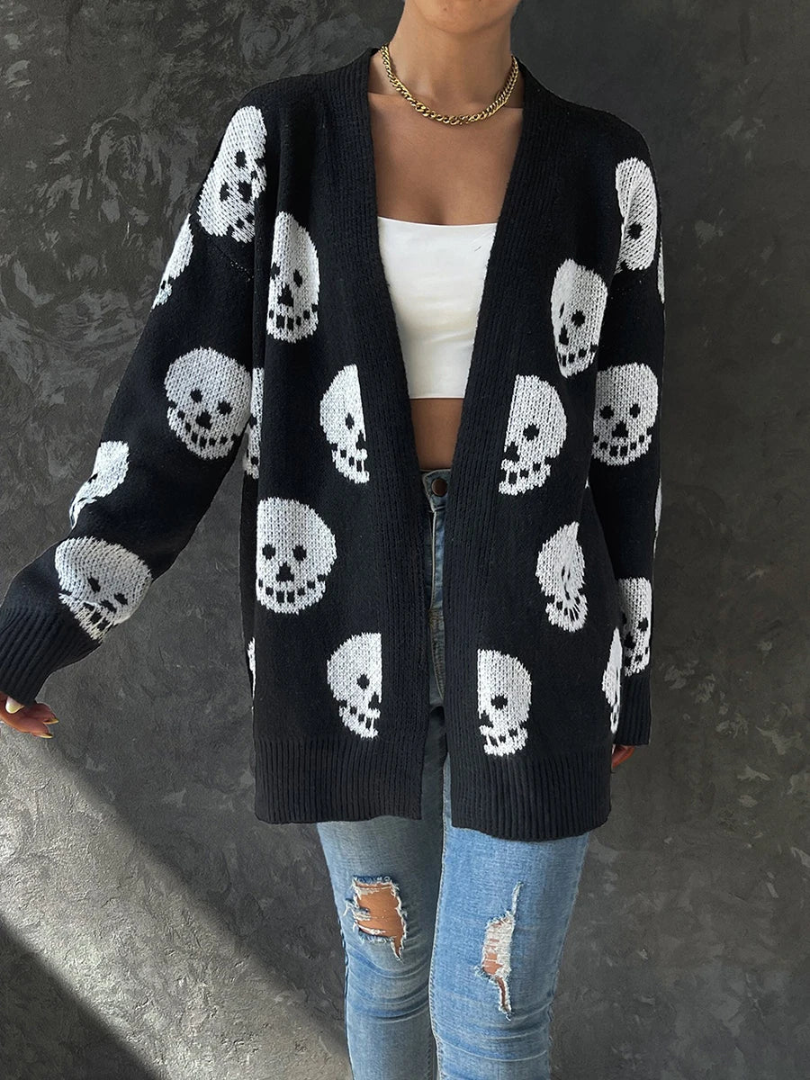 Women's Skull Cardigan - Image 2
