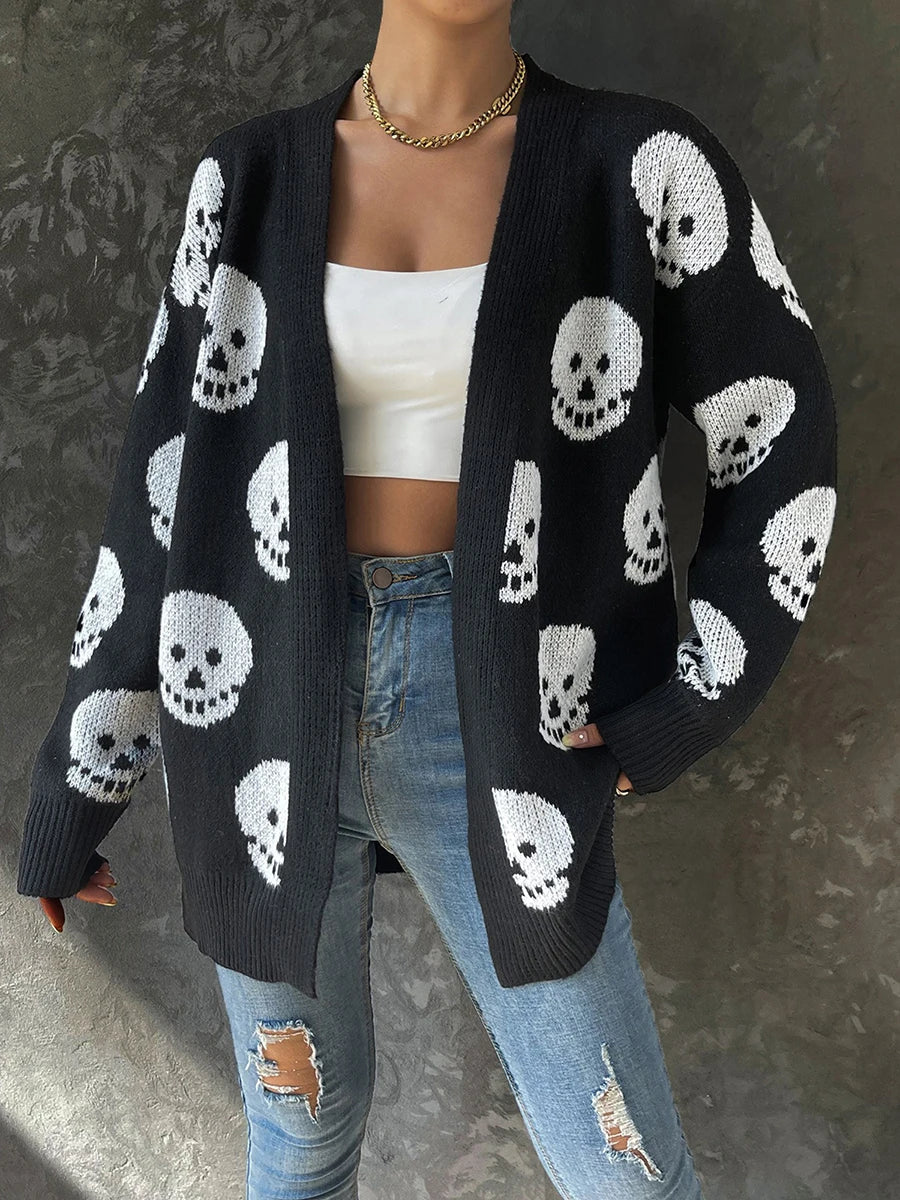 Women's Skull Cardigan - Image 3