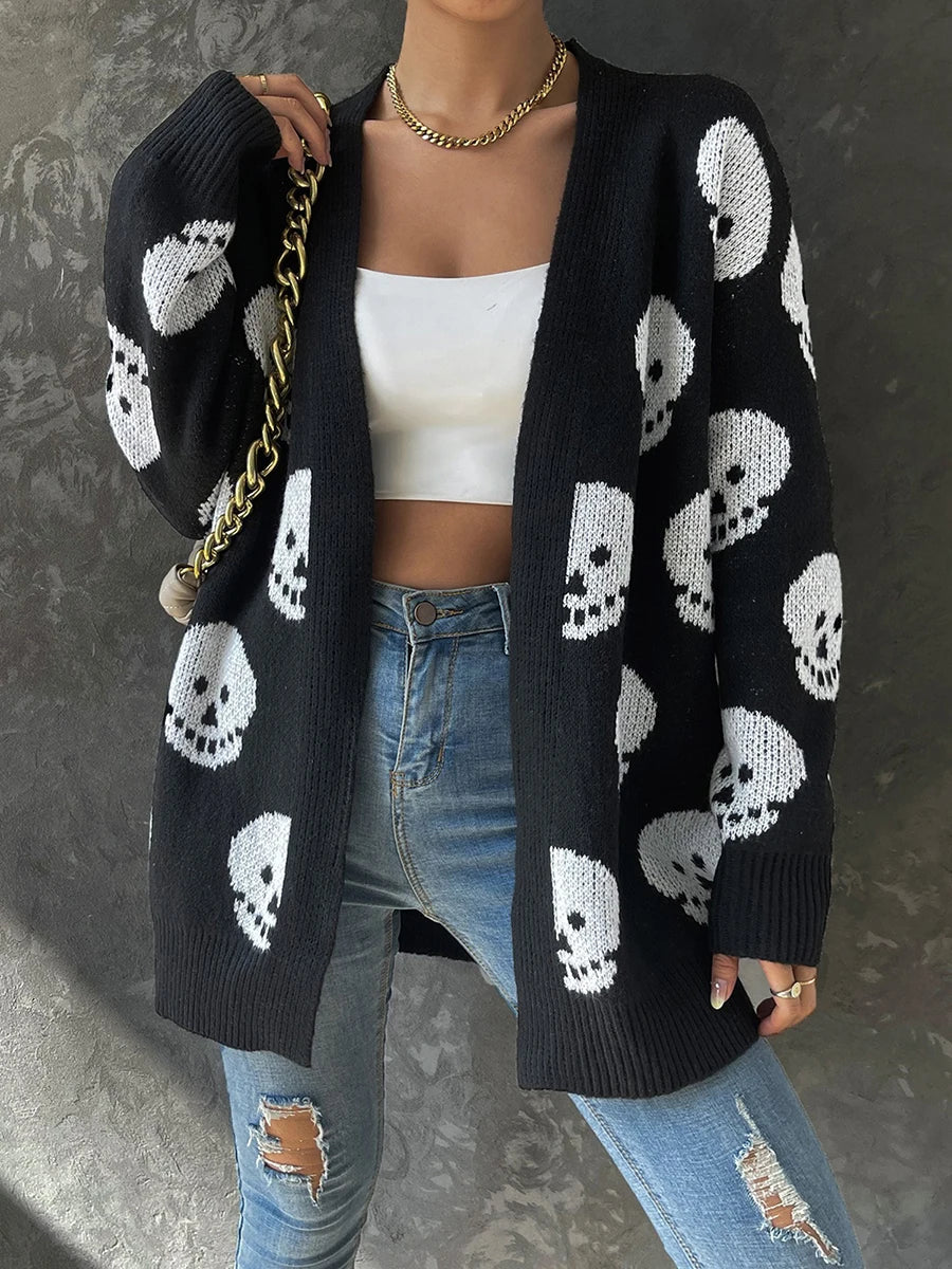Women's Skull Cardigan - Image 4
