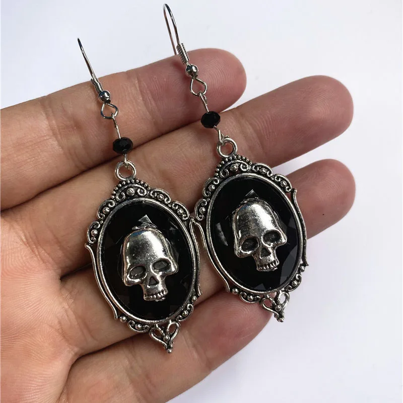 Women's Skull Earrings - Image 3