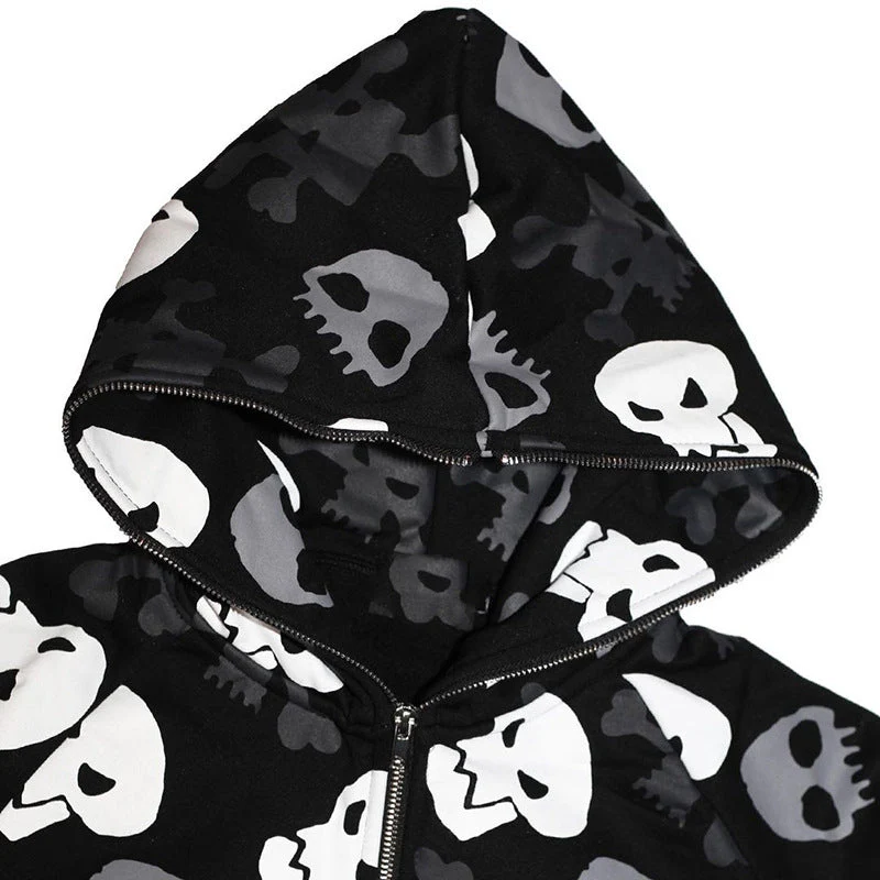 Women's Skull Hoodie - Image 4