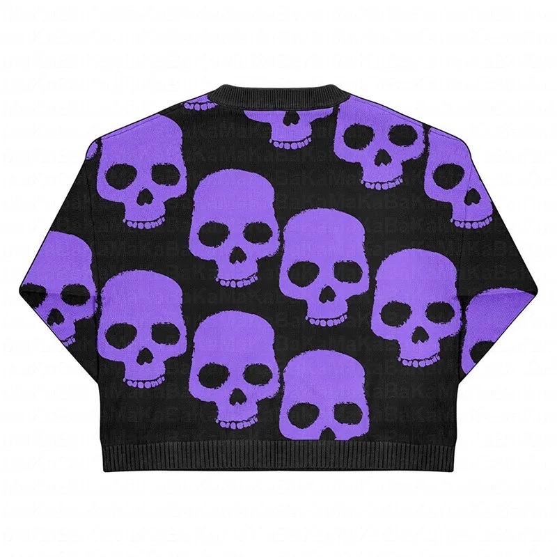Women's Skull Jumper - Image 2