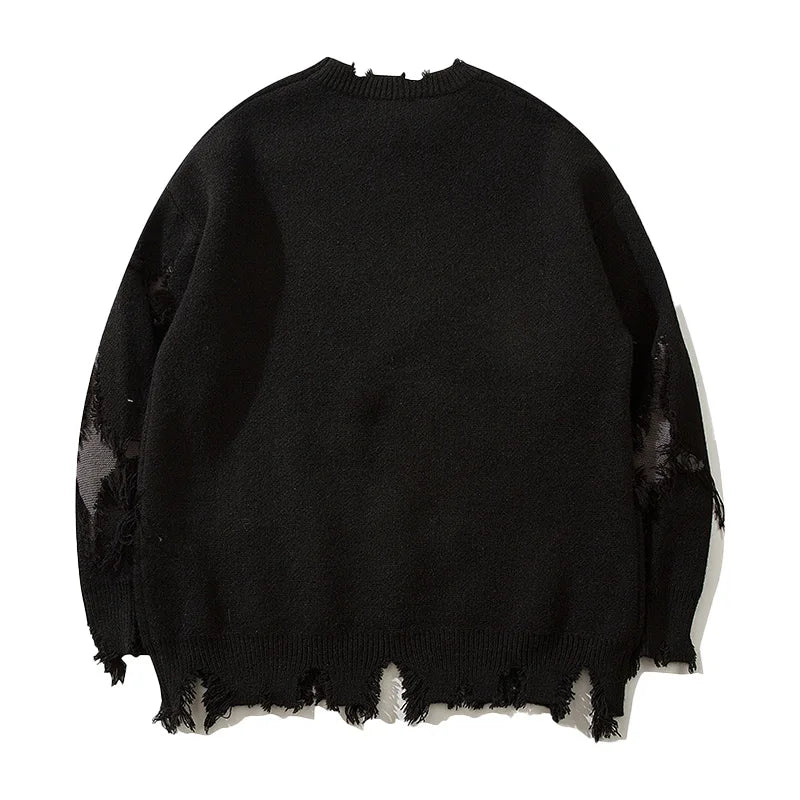 Women's Skull Jumper Black - Image 2