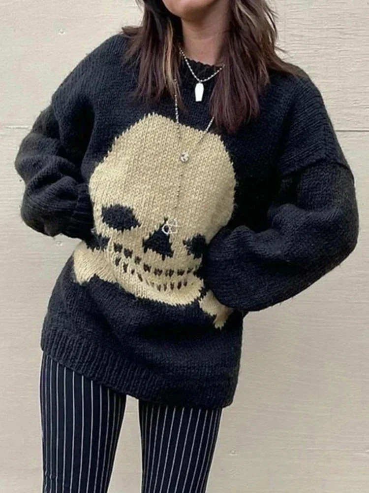 Women's Skull Pullover - Image 2