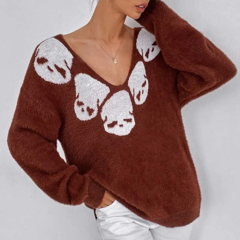 Women's Skull Sweater - Image 3