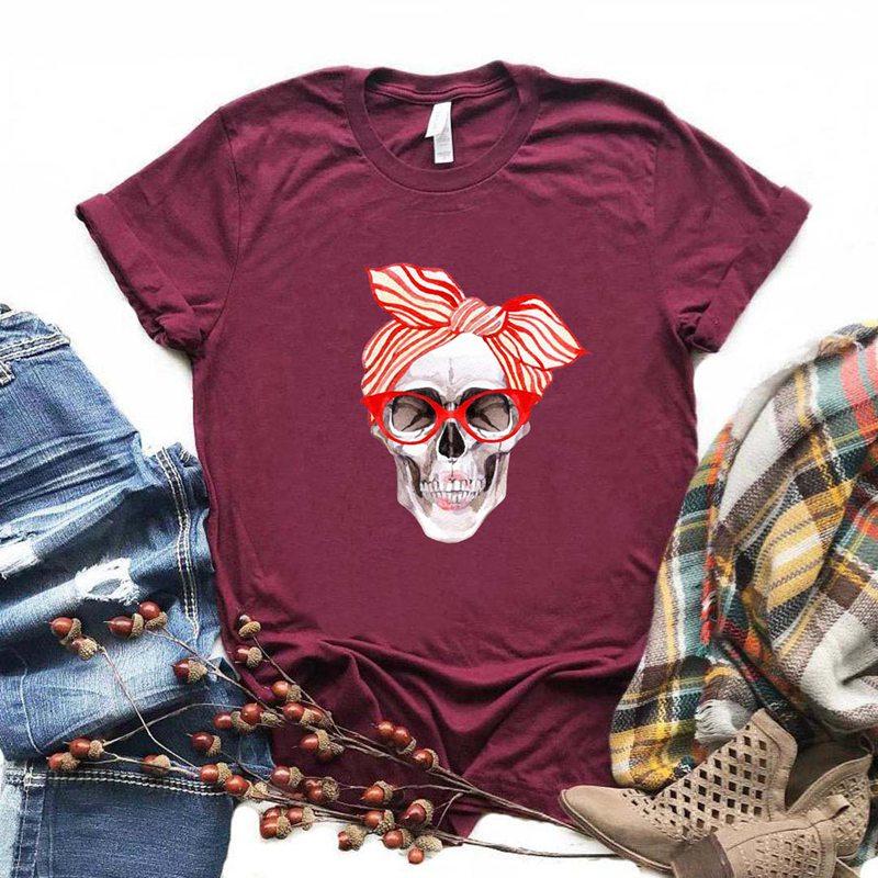 Women's  Skull T-Shirt - Image 4