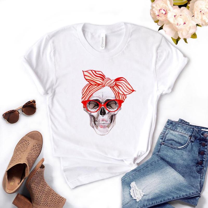Women's  Skull T-Shirt - Image 2