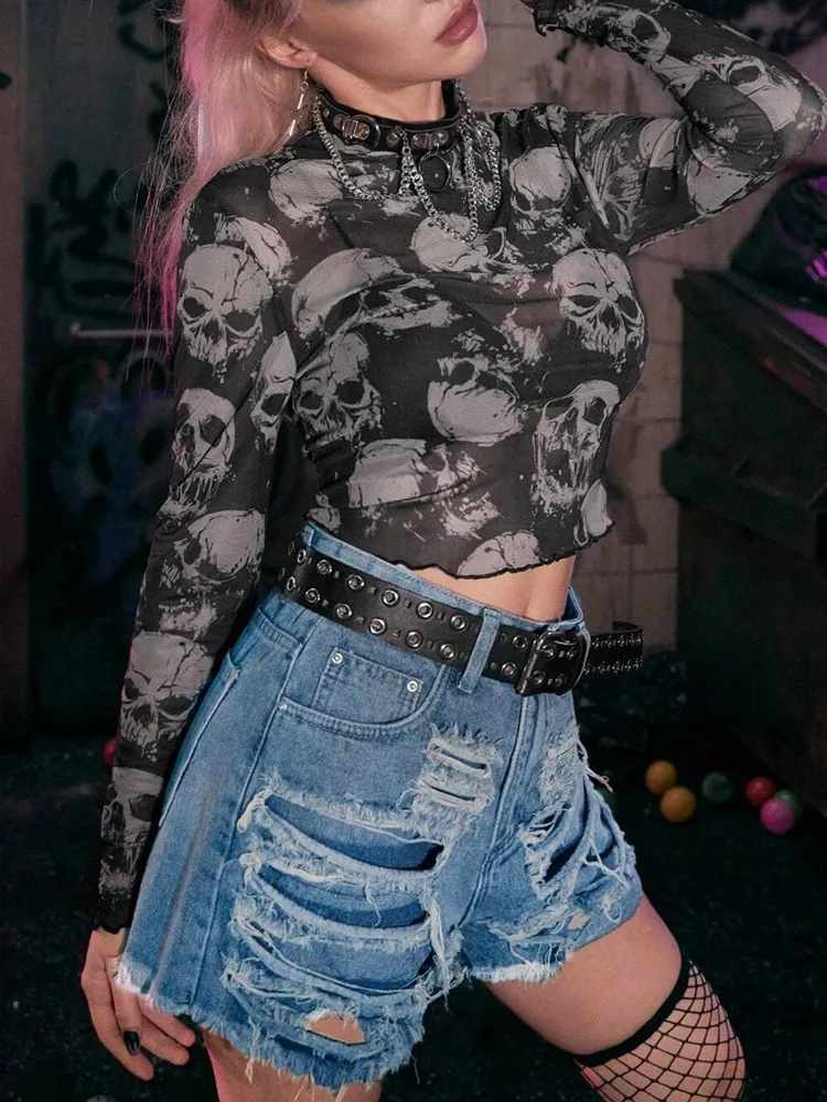 Women's Skull Top - Image 3