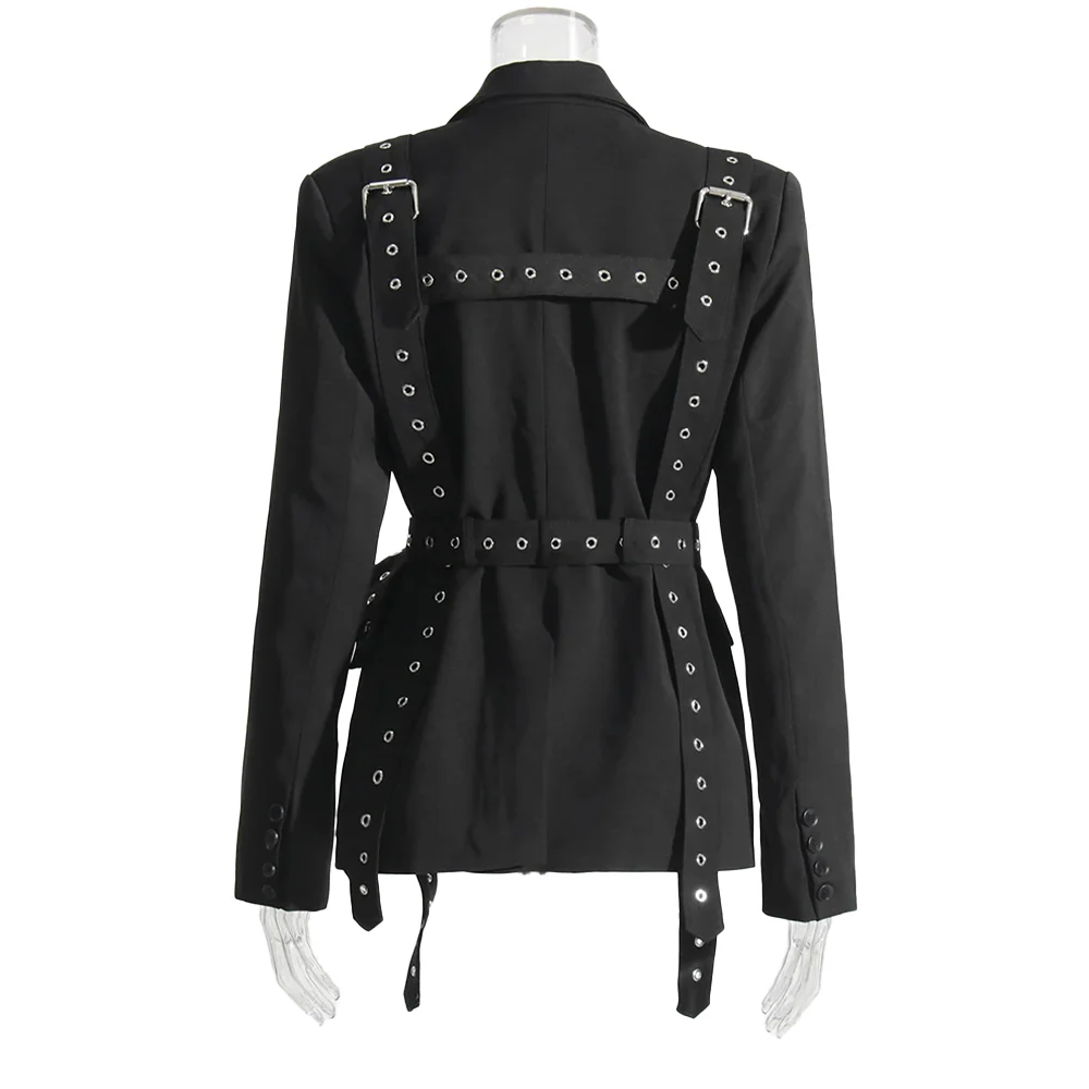 Women's Solid Blazer - Image 3