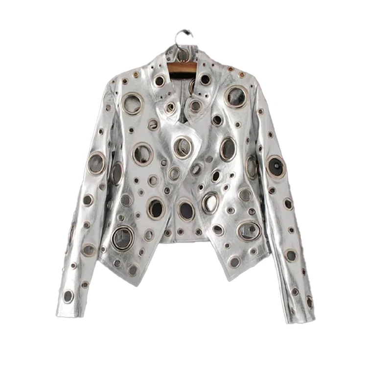 Women's Stylish Leather Jacket - Image 3