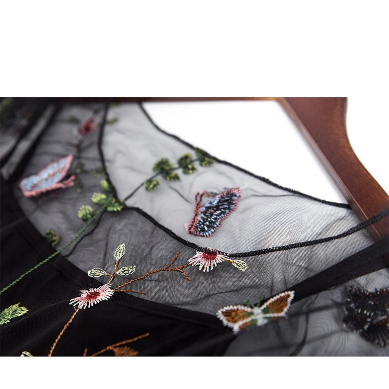 Embroidery Party Dress - Image 6