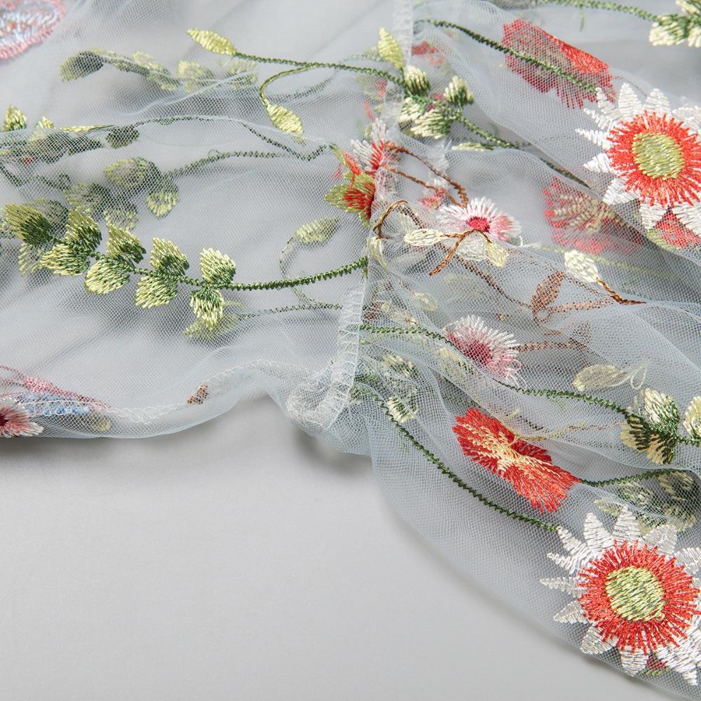 Embroidery Party Dress - Image 4