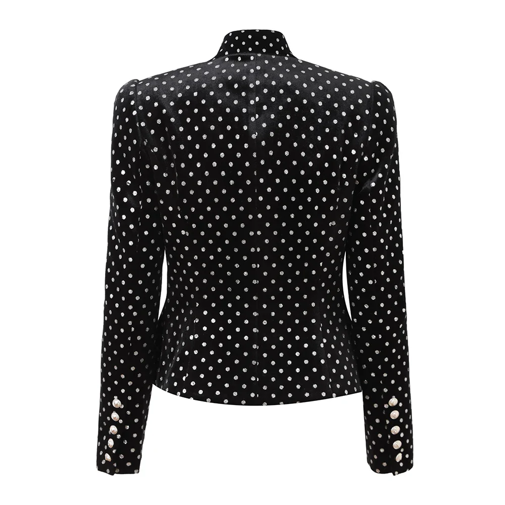 Women's Velvet Blazer - Image 2