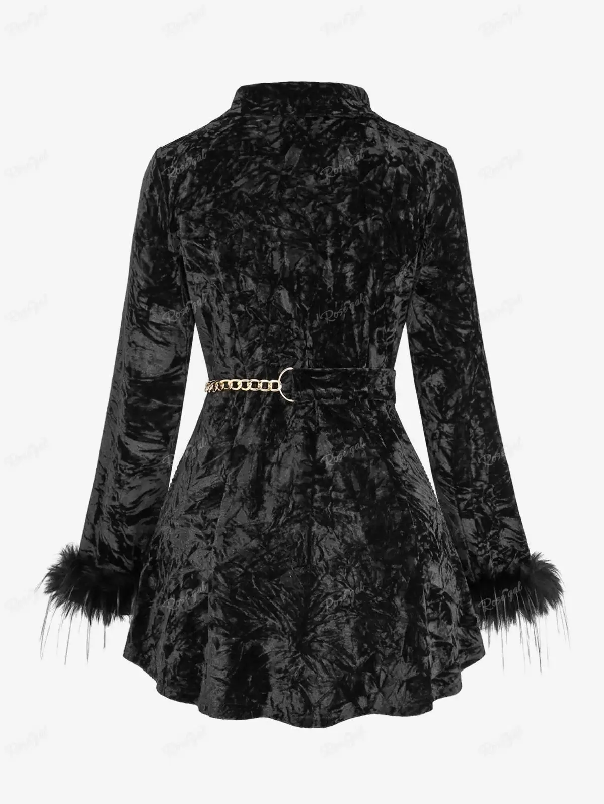 Women's Velvet Coat - Image 2