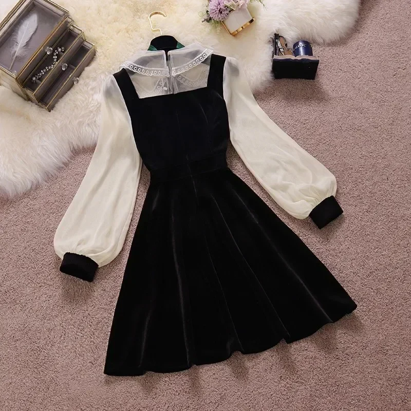Women's Velvet Dress - Image 2