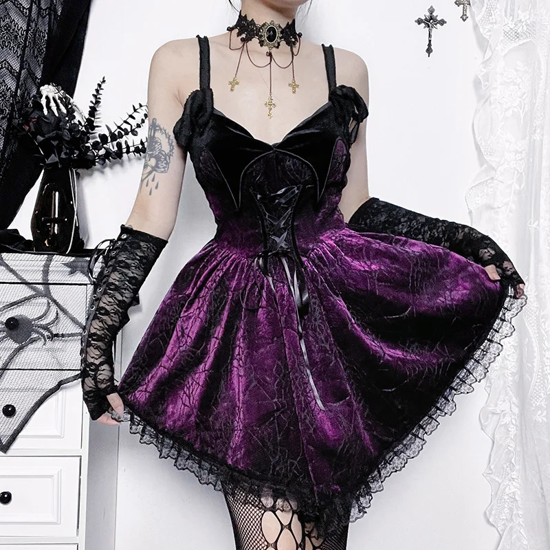 Women's Velvet Dress - Image 2