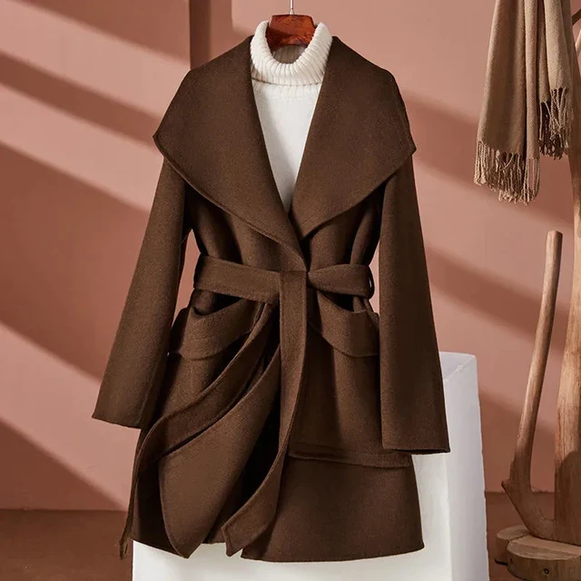 Women's Wool Coat - Image 2