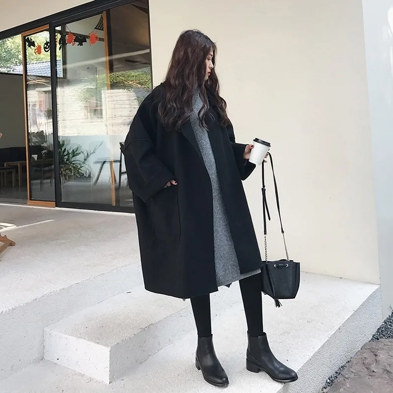 Women's Woolen Trench Coat - Image 3