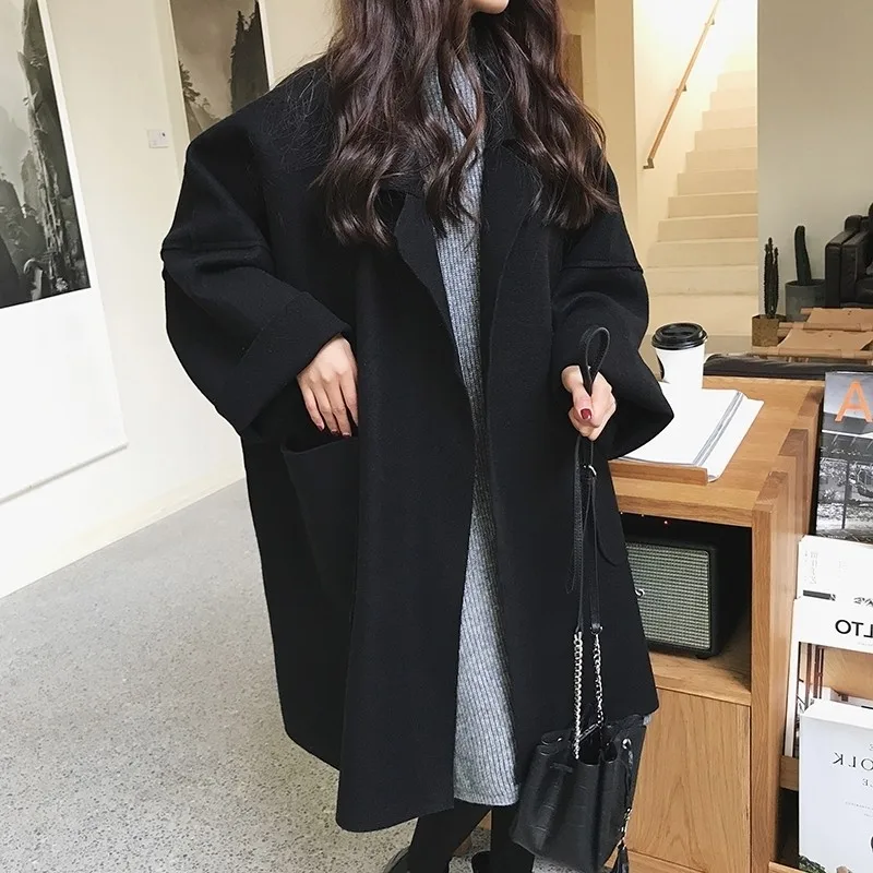 Women's Woolen Trench Coat - Image 4