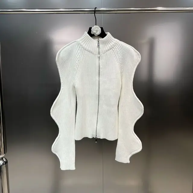 Women's Zipper Sweater - Image 2